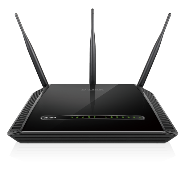Wireless AC1600 Dual-Band Gigabit ADSL2+/VDSL2 Modem Router DSL-2888A